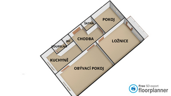 Prodej bytu 3+1 v osobním vlastnictví 72 m², Třebíč