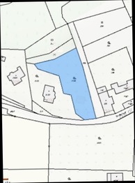 katastrální mapa - Prodej pozemku 1550 m², Praha 5 - Lochkov