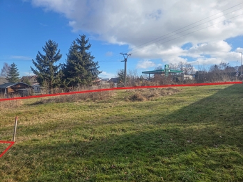pozemek- pohled od západu - Prodej pozemku 1198 m², Boršov nad Vltavou