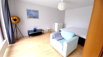 Ložnice - Pronájem bytu 2+kk v osobním vlastnictví 81 m², Praha 7 - Holešovice