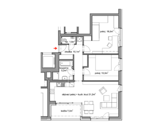 Prodej bytu 3+kk v osobním vlastnictví 80 m², Brno