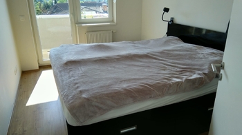 Ložnice - Pronájem bytu 2+kk v osobním vlastnictví 63 m², Praha 10 - Dubeč