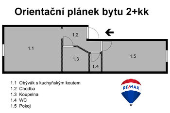 Pronájem bytu 2+kk v osobním vlastnictví 37 m², České Budějovice