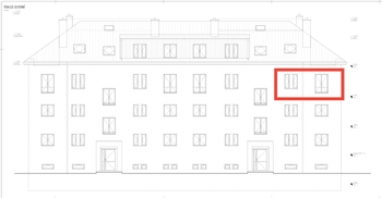 Severní pohled na dům - Prodej bytu 2+1 v družstevním vlastnictví 66 m², Praha 4 - Modřany