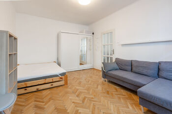 Ložnice - Pronájem bytu 2+kk v osobním vlastnictví 40 m², Praha 4 - Podolí