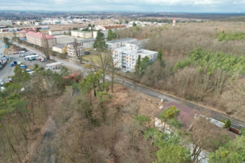 pohled na pozemek - Prodej pozemku 1246 m², Brandýs nad Labem-Stará Boleslav