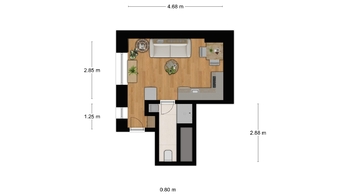 Prodej bytu 1+kk v osobním vlastnictví 17 m², Kladno