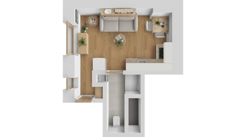 Prodej bytu 1+kk v osobním vlastnictví 17 m², Kladno