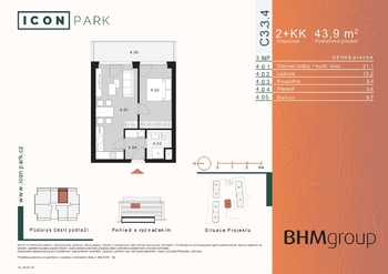 Pronájem bytu 2+kk v osobním vlastnictví 52 m², Kladno