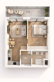 Pronájem bytu 2+kk v osobním vlastnictví 52 m², Kladno