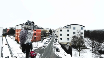 výhled z balkónu - Pronájem bytu 2+kk v osobním vlastnictví 61 m², Praha 4 - Újezd u Průhonic