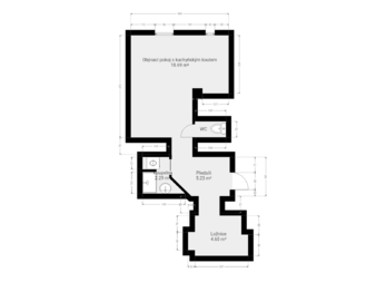 Pronájem bytu 1+kk v osobním vlastnictví 31 m², Praha 7 - Bubeneč