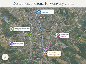Prodej bytu 3+kk v osobním vlastnictví 100 m², Moravany