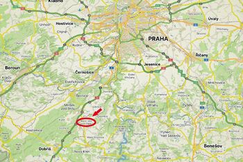 Mapa - Prodej pozemku 941 m², Nová Ves pod Pleší