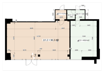 Pronájem obchodních prostor 101 m², Praha 9 - Letňany