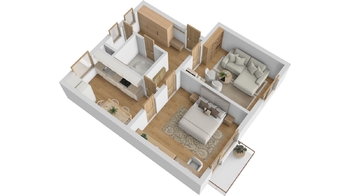 Prodej bytu 2+1 v osobním vlastnictví 68 m², Dobruška