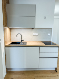 Kuchyňský kout - Pronájem bytu 1+kk v osobním vlastnictví 31 m², Horní Planá