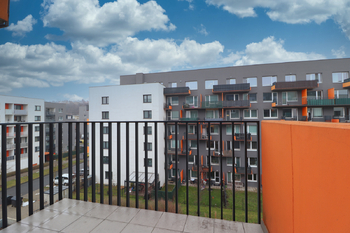 2. balkon - Pronájem bytu 3+kk v osobním vlastnictví 74 m², Praha 9 - Vysočany