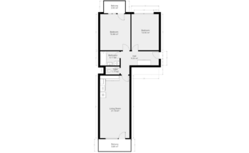 Pronájem bytu 3+kk v osobním vlastnictví 74 m², Praha 9 - Vysočany