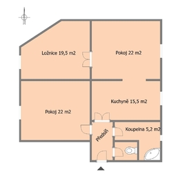 Pronájem bytu 3+1 v osobním vlastnictví 85 m², Sedlčany
