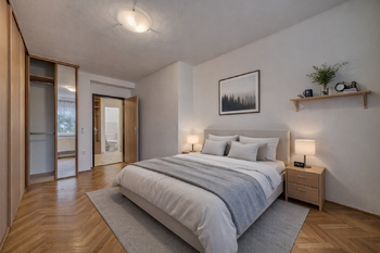 vizualizace ložnice - Pronájem bytu 2+1 v osobním vlastnictví 57 m², Nymburk