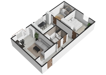 Prodej bytu 3+1 v osobním vlastnictví 68 m², Kuřim