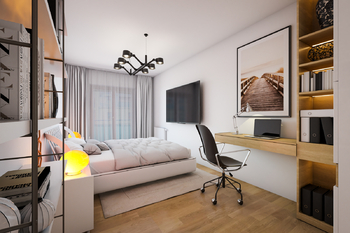 Vizualizace - Prodej bytu 2+kk v osobním vlastnictví 62 m², Praha 10 - Štěrboholy