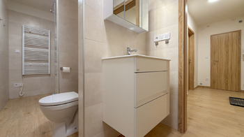 Koupelna - Pronájem bytu 2+1 v osobním vlastnictví 60 m², Trutnov