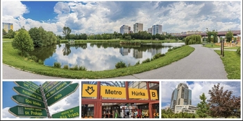 Do 5 minut dojdete do Centrálního parku Stodůlky, a nedaleko máte i kouzelné Prokopské údolí - Pronájem bytu 1+kk v osobním vlastnictví 52 m², Praha 5 - Stodůlky