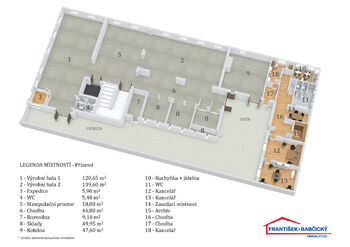 Prodej výrobních prostor 1161 m², Nechanice