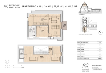 Prodej bytu 3+kk v osobním vlastnictví 78 m², Rokytnice nad Jizerou