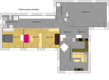 Pronájem domu 140 m², Praha 8 - Ďáblice