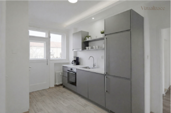 Vizualizace - Prodej bytu 3+1 v osobním vlastnictví 85 m², Praha 10 - Strašnice