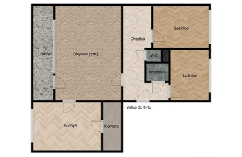 Prodej bytu 3+1 v družstevním vlastnictví 72 m², Ústí nad Labem