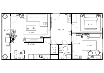 Prodej bytu 3+1 v osobním vlastnictví 72 m², Brandýs nad Labem-Stará Boleslav