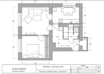 Pronájem bytu 2+1 v družstevním vlastnictví 57 m², Teplice