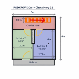 Prodej chaty / chalupy 86 m², Horní Planá