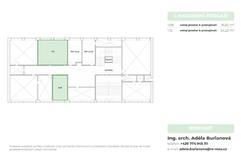 Pronájem kancelářských prostor 34 m², Ostrava