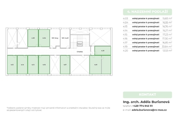Pronájem kancelářských prostor 34 m², Ostrava