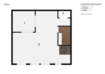 Pronájem obchodních prostor 279 m², Benešov