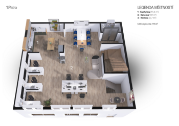 Pronájem obchodních prostor 279 m², Benešov