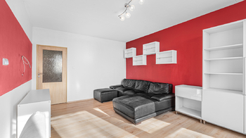 Obývací pokoj s jídelnou - Pronájem bytu 3+kk v osobním vlastnictví 80 m², Praha 6 - Ruzyně