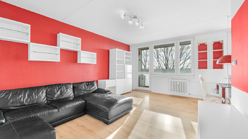 Obývací pokoj s jídelnou - Pronájem bytu 3+kk v osobním vlastnictví 80 m², Praha 6 - Ruzyně