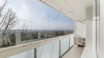 Balkon - Pronájem bytu 3+kk v osobním vlastnictví 80 m², Praha 6 - Ruzyně