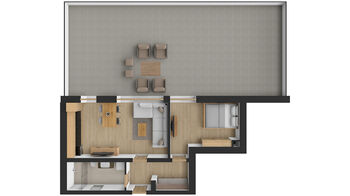 Pronájem bytu 2+kk v osobním vlastnictví 43 m², Železná Ruda