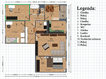 Prodej bytu 4+1 v osobním vlastnictví 97 m², Olomouc