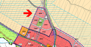 Prodej pozemku 831 m², Líšnice