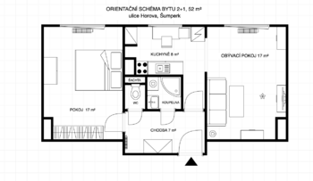 Prodej bytu 2+1 v osobním vlastnictví 52 m², Šumperk