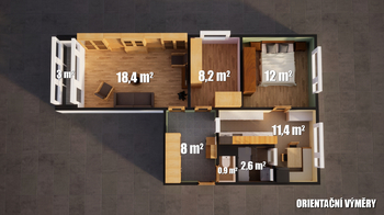 Prodej bytu 3+1 v osobním vlastnictví 67 m², Jablonné v Podještědí