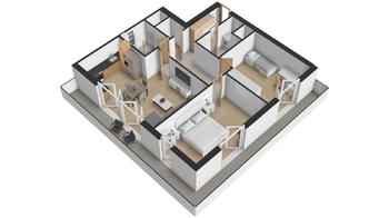Prodej bytu 3+kk v osobním vlastnictví 81 m², Praha 9 - Letňany